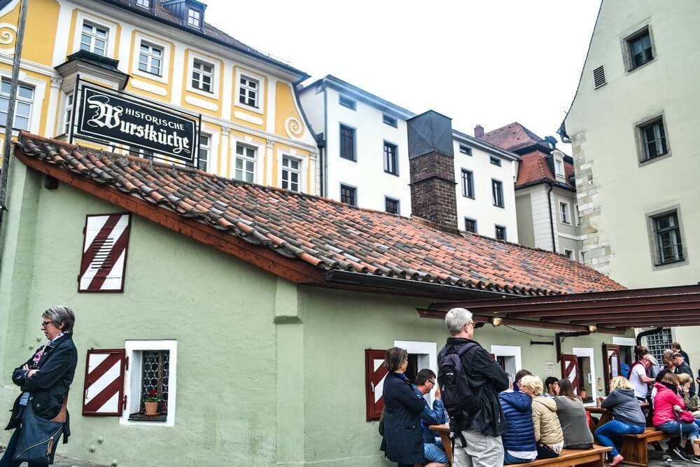 World's oldest sausage kitchen in Regensburg