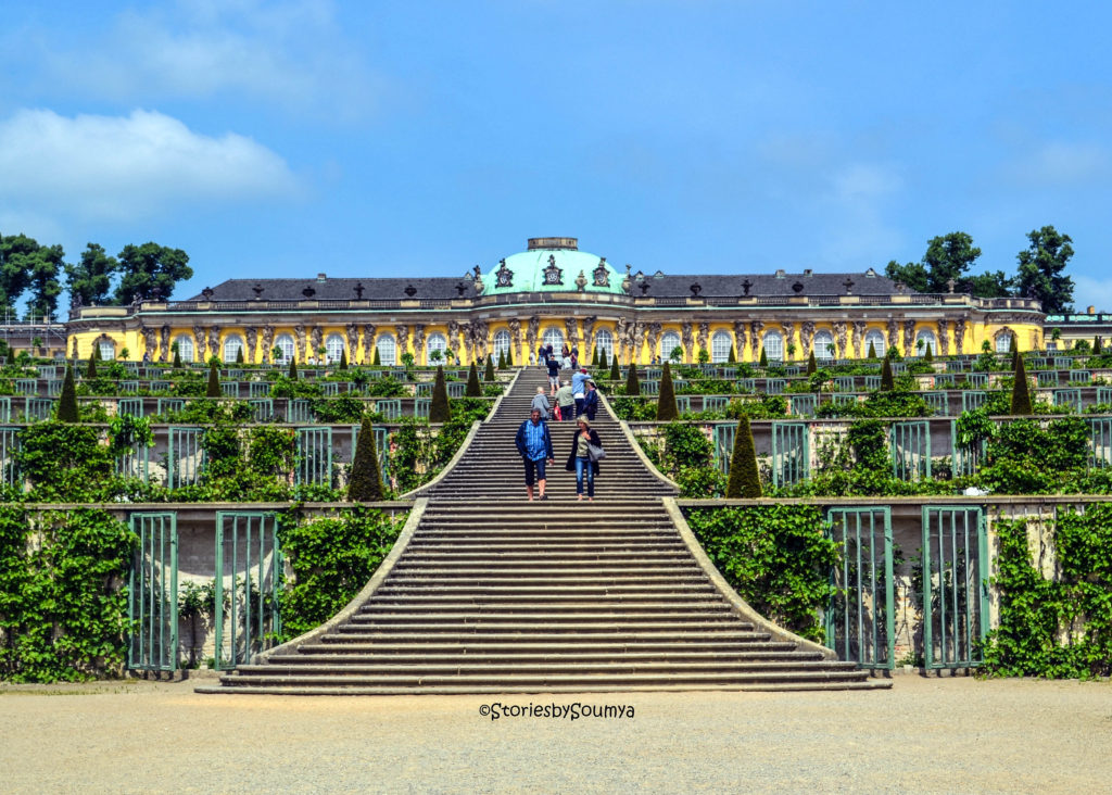 The Sanssouci Palace in Potsdam