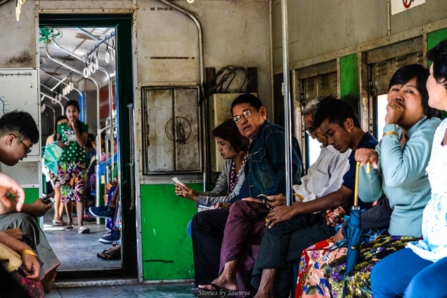Inside Yangon Circular Train | People Of Myanmar | Burmese Culture and Lifestyle | Stories by Soumya