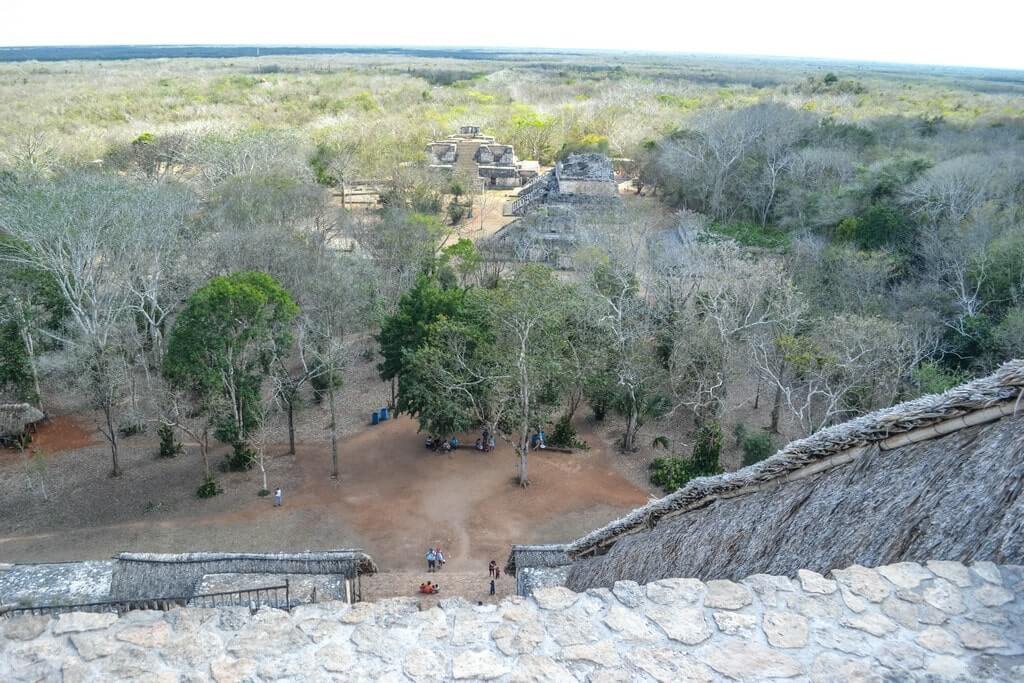 From the top of Ek Balam pyramid