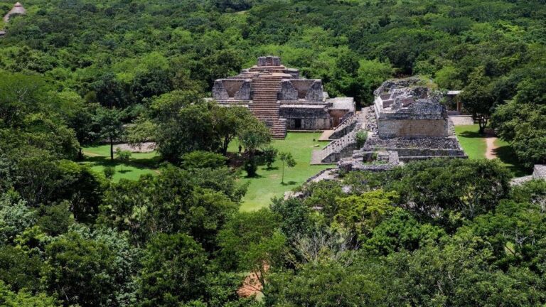 Traveling to Ek Balam ruins in Yucatan Mexico? Grab this handy Ek Balam travel guide with the best things to do at Ek Balam Mayan ruins, how to get to Ek Balam, and lots of travel tips to plan a memorable Ek Balam trip. #EkBalam #Mexico