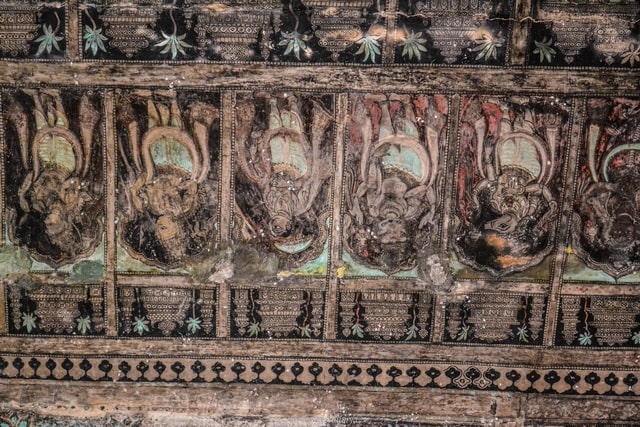 Frescoes at Virupaksha Temple Hampi