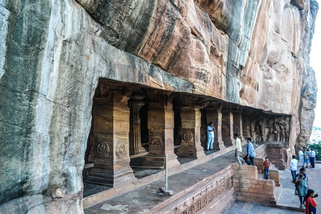 Monolithic Towers of Cave 2 |Badami Cave Temples of India | Stories by Soumya