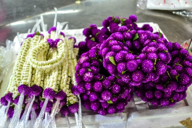 Flower Arrangement at Yodpiman Flower Market Bangkok | Stories by Soumya