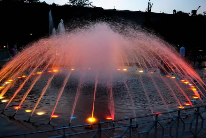 Water fountains at Brindavan Garden Mysore | Stories by Soumya