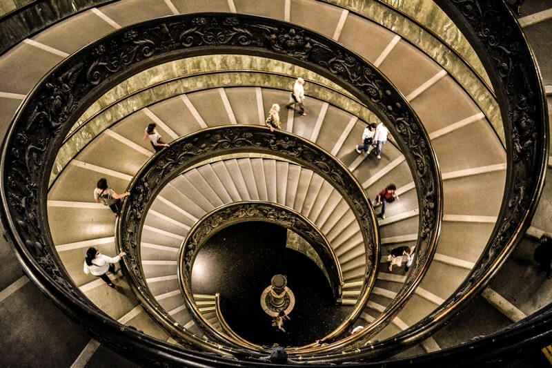 Spiral Staircase Vatican Rome | Stories by Soumya