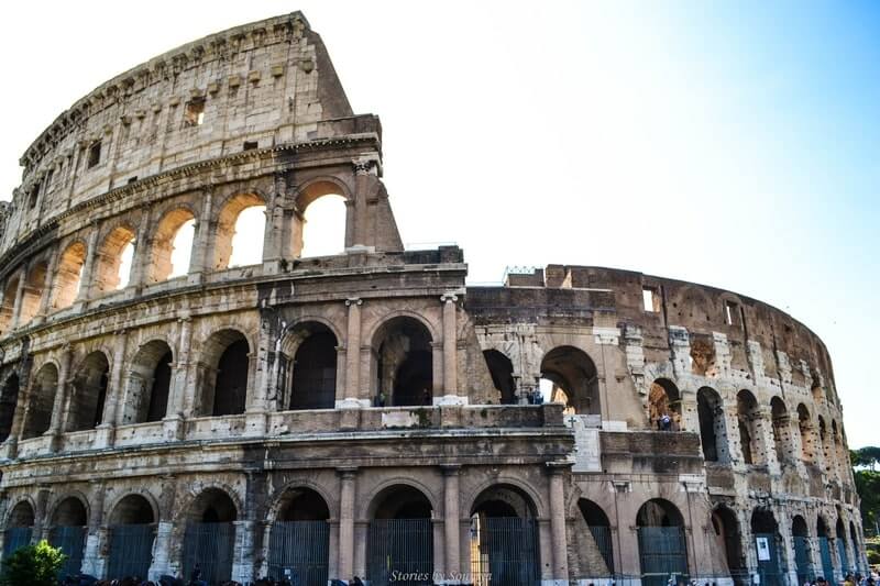 The facade of the Colosseum | Stories by Soumya
