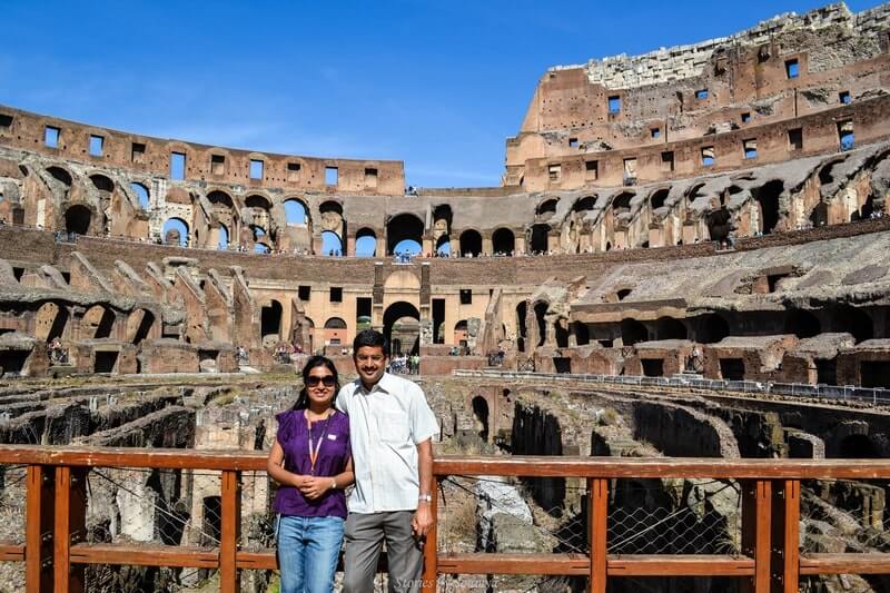 Us at the Colosseum | Stories by Soumya