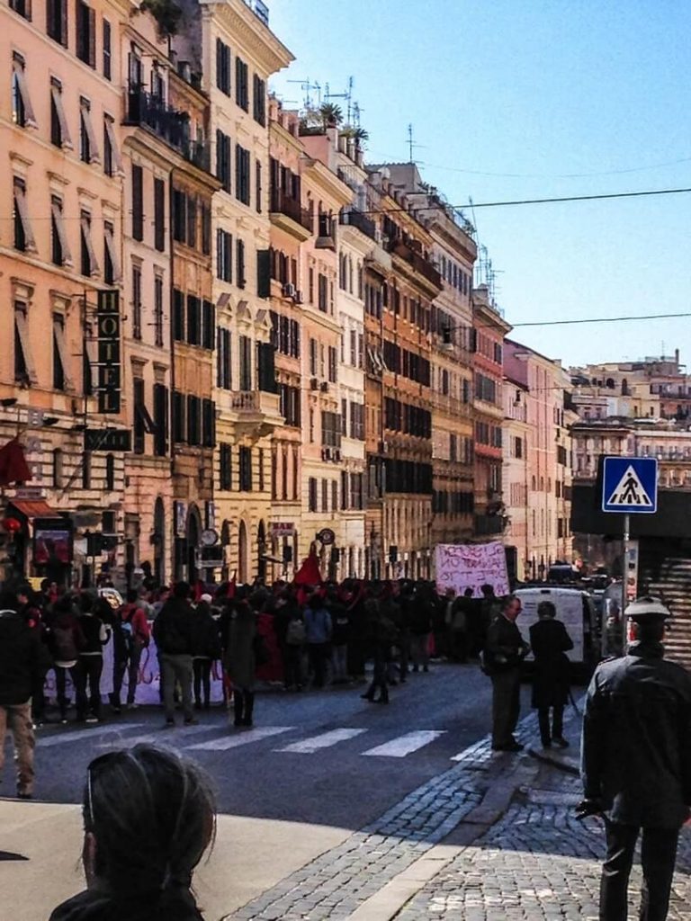 Peaceful Protest in Rome | Stories by Soumya