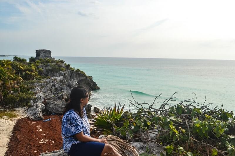 Gazing at the sea at Tulum | Stories by Soumya