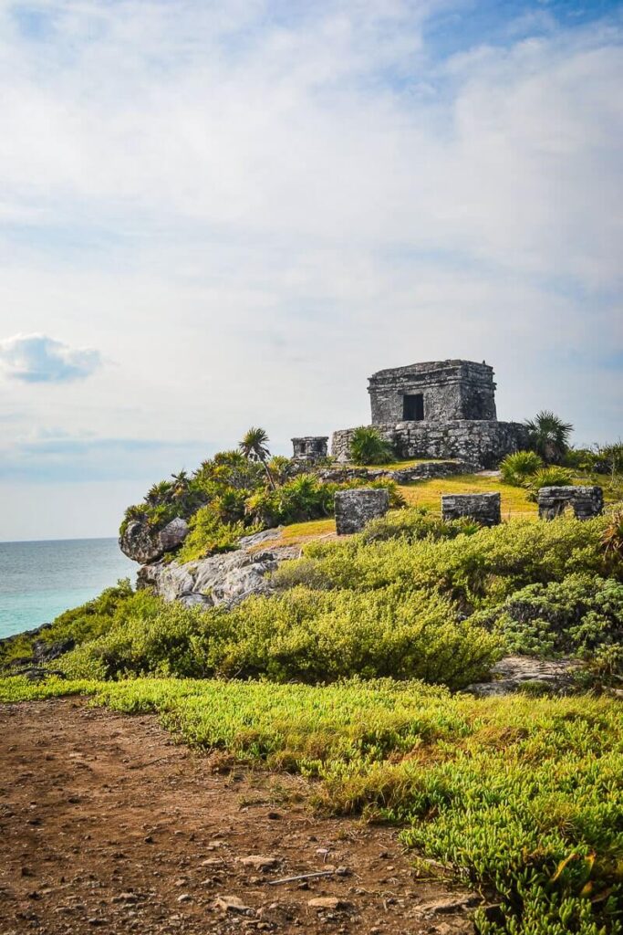The stunning location of the Tulum Archeological Site