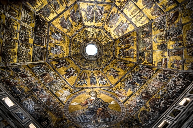 Mosaics in the Duomo Baptistery in Florence | Stories by Soumya