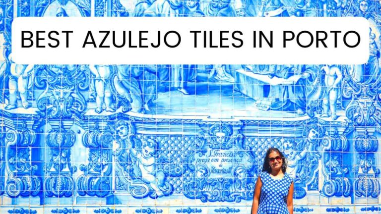 Traveling to Porto Portugal and want to see the best azulejo tiles in Porto? Check out this epic Porto blue tiles bucket list with the 10 best places to see the best Porto azulejos.