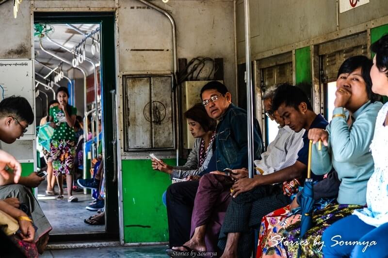 Riding the circular train in Yangon | Stories by Soumya