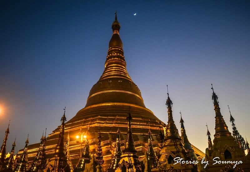 Shwedagon Pagoda in Yangon | Stories by Soumya