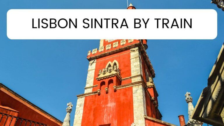 Planning a Lisbon Sintra day trip by train? Grab this exclusive Lisbon Sintra train travel guide with all details including ticket prices, hours, train stations, and lots of travel tips to make your Sintra day trip easier.