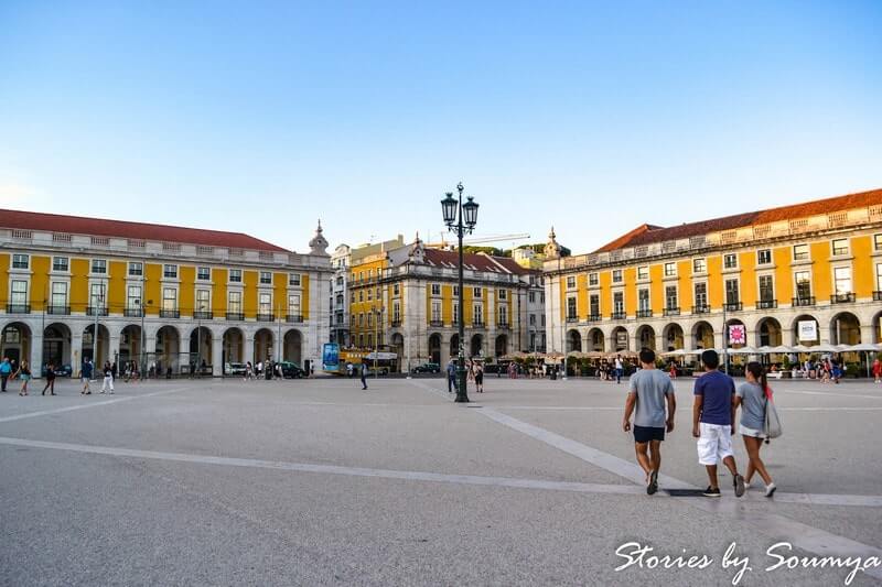 Praca do Comercio in Lisbon | The Commercial Square | Stories by Soumya