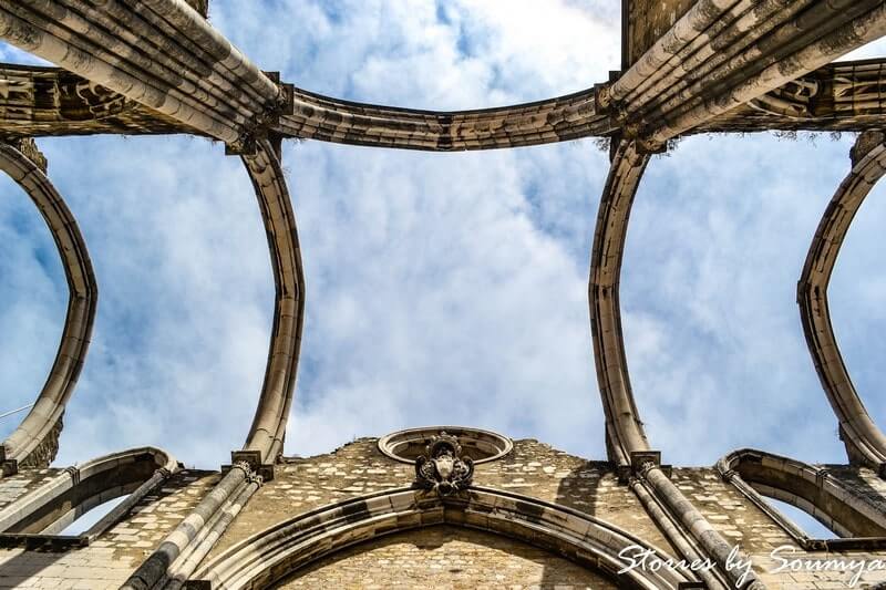 Carmo Convent Roof Lisbon | Stories by Soumya