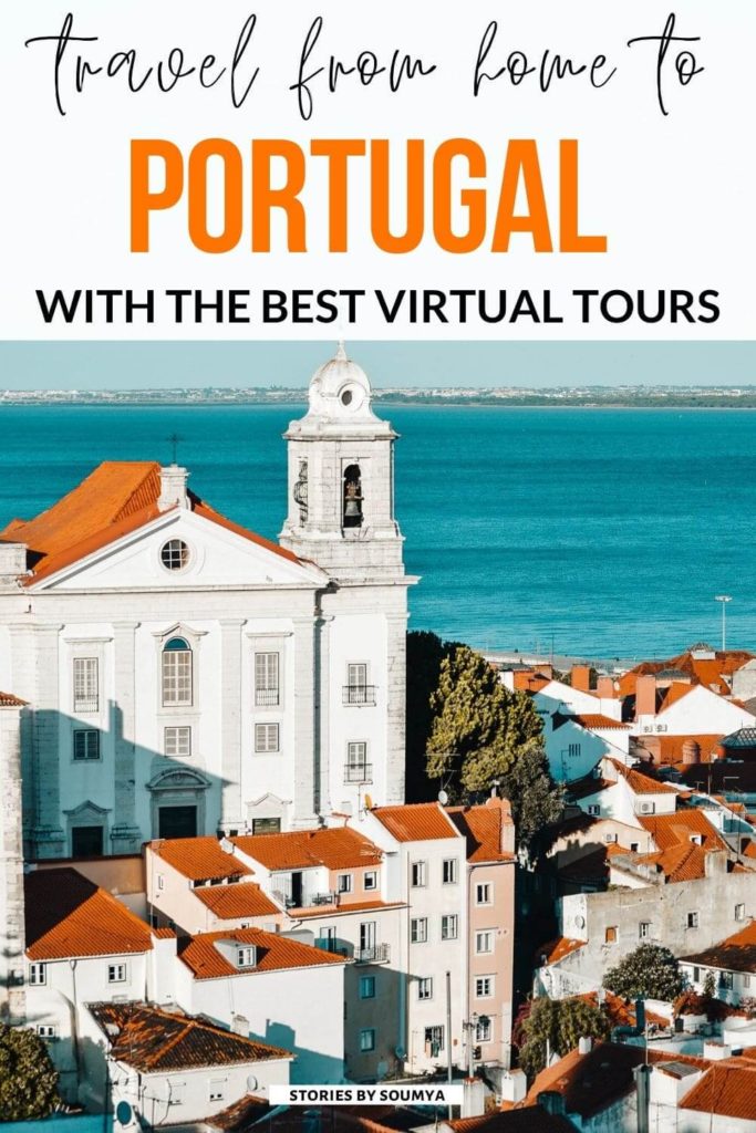 Travel to Portugal from home - View from a Lisbon miradouro 