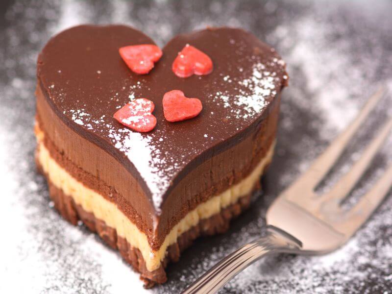 Heart shaped cake