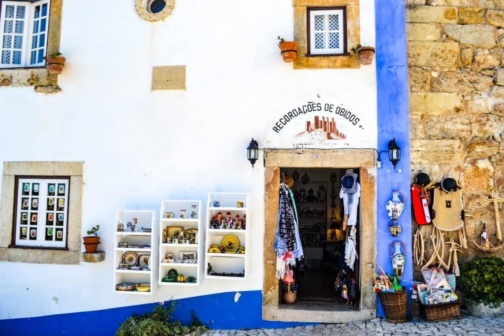 A storefront in Obidos