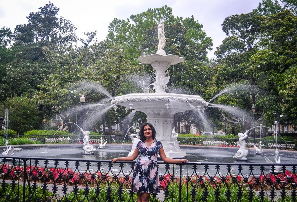 Author at the Forsyth Park Fountain