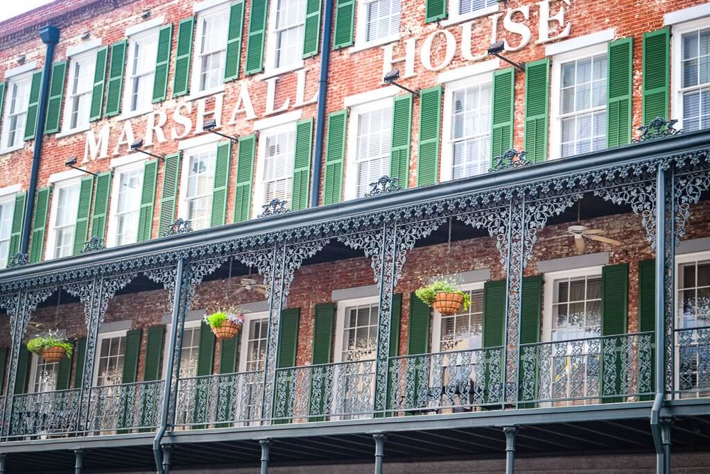 Marshall House in Savannah