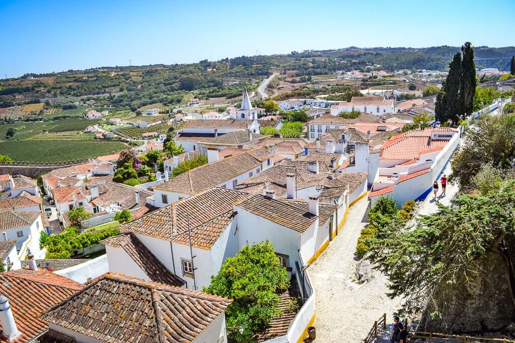 Town views from top of the castle