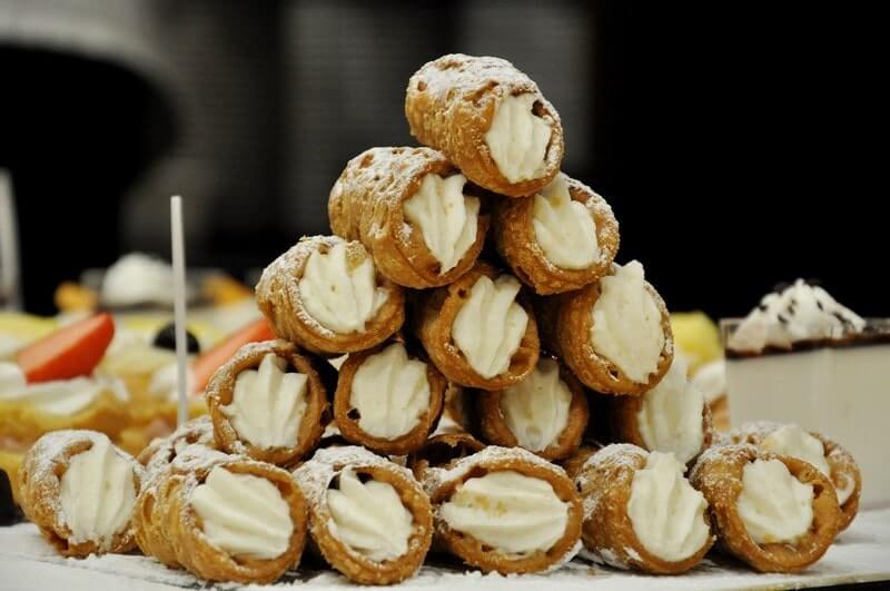 Cannolis from Sicily - another delicious European dessert