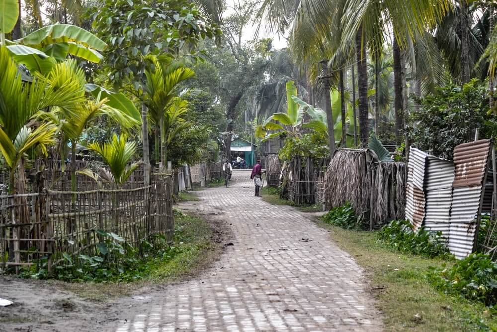 The village of Mayong in Assam India