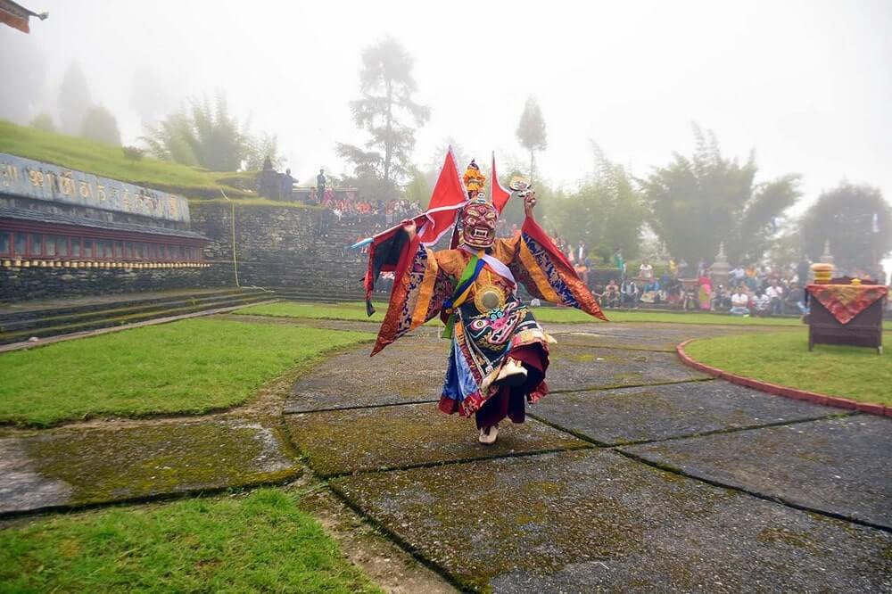 Masked Dance at the Pang Lhabsol Festival in Sikkim