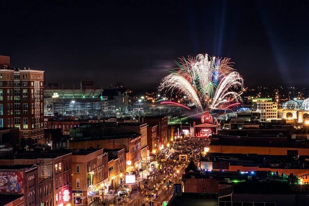 Fireworks at Nashville Tennessee