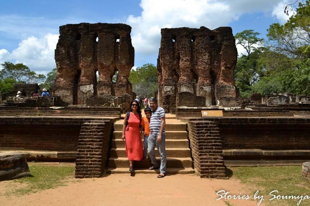 Royal Palace of Polonnaruwa Sri Lanka
