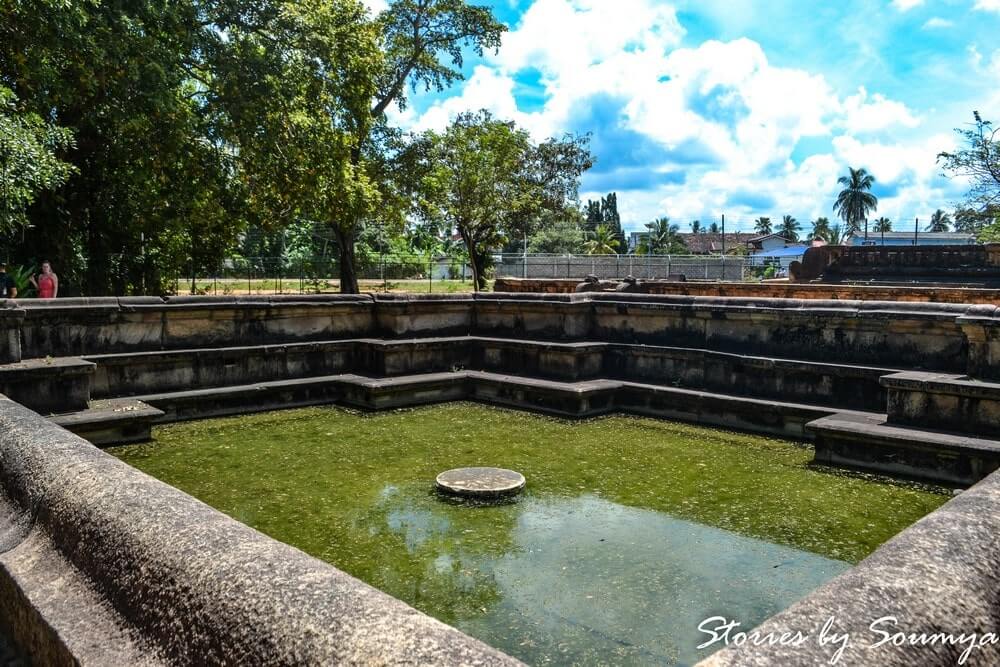 Royal bathing pool in Polonnaruwa