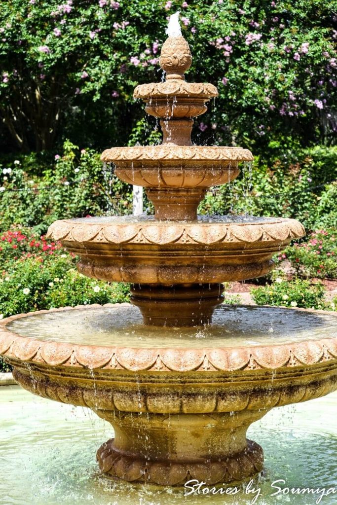 Water Fountain at Leu Gardens Orlando