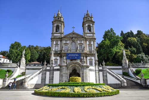 Bom Jesus do Monte in Braga Portugal