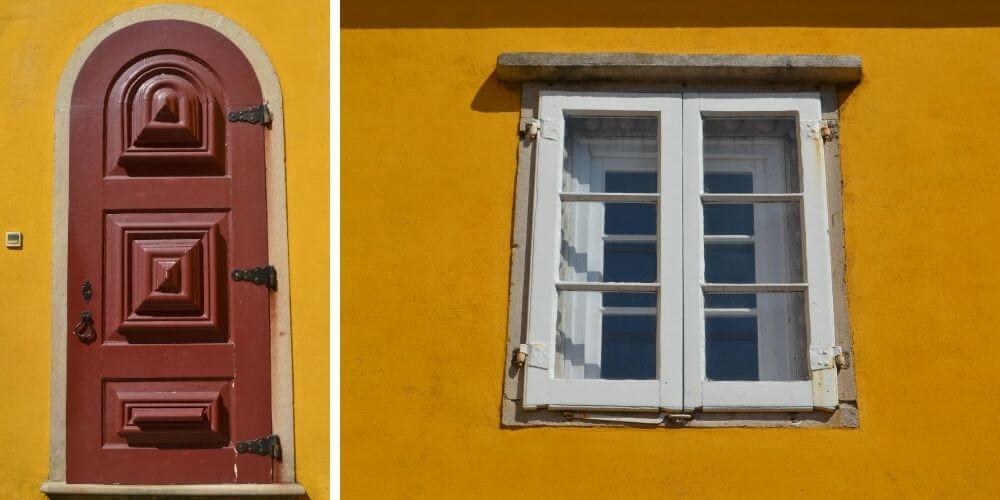 Doors and windows of Pena Palace