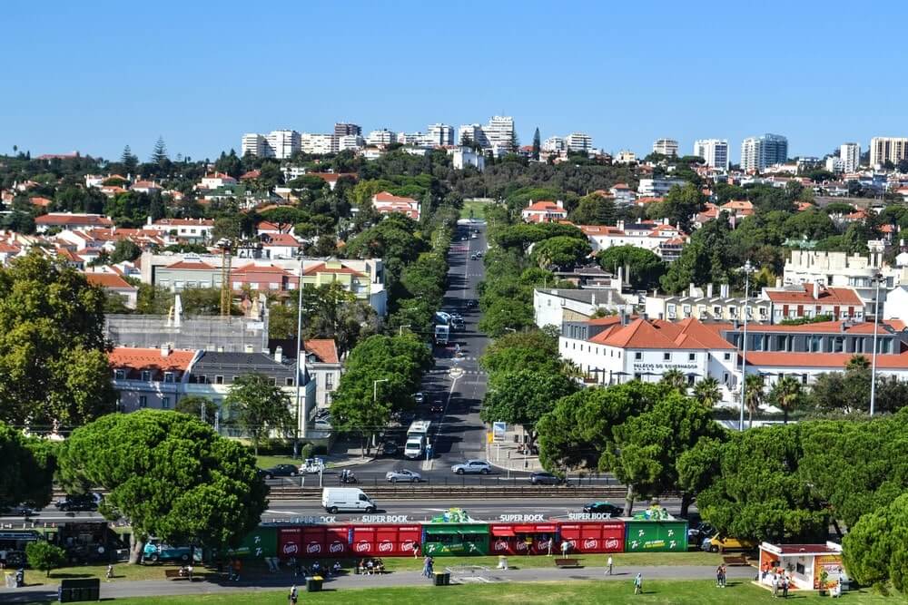 Views from the top of Belem Tower