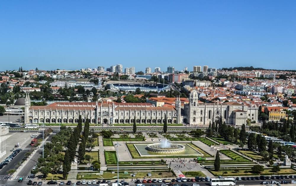 The UNESCO neighborhood of Belem in Portugal