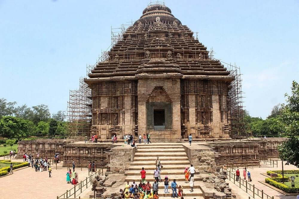 Iconic Konark Temple in Odisha - One of the best places to visit in India during winter