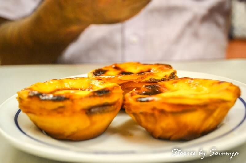 Some yummy Portuguese tarts at Pasteis de Belem