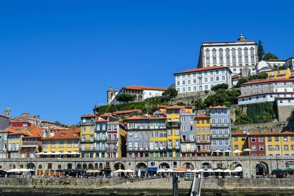 Porto's popular riverfront - The Ribeira