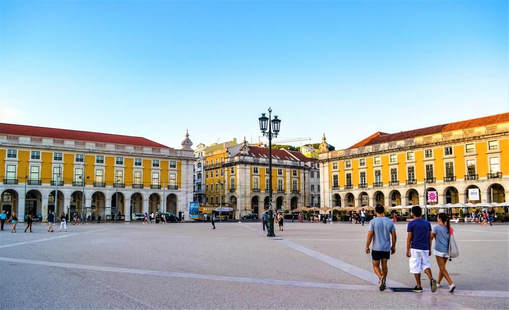 Beautiful Commercial Square in downtown Lisbon