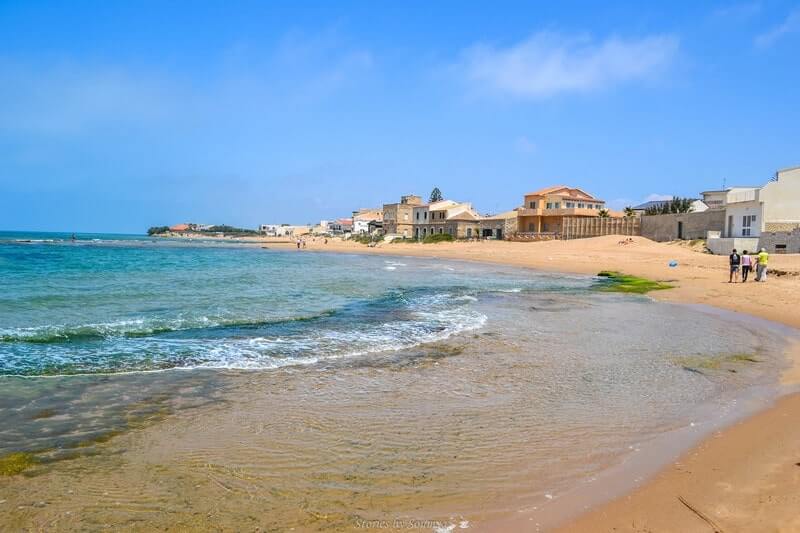 Punta Secca beach by Montalbano's house near Ragusa