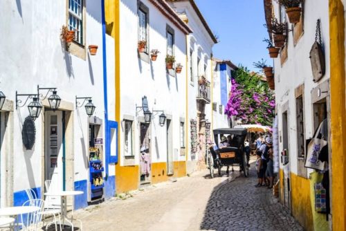 The main street of Obidos - definitely one of the most photogenic places in Portugal