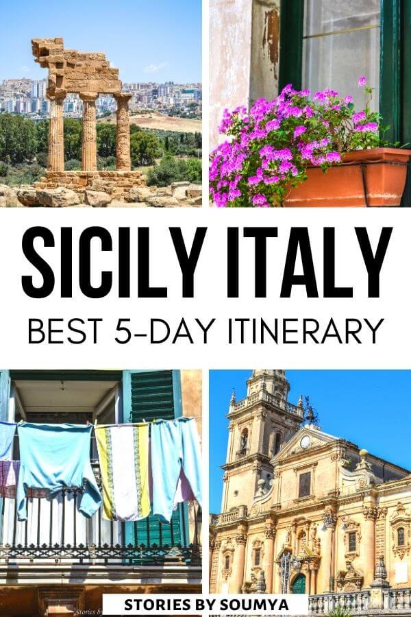 Here's the best itinerary for Sicily that enables you to see and do the most amazing things in Sicily in 5 days. Includes a complete 5-day Sicily itinerary and travel guide + detailed public transport options. Plus, some great ideas if you decide to visit Sicily for longer. #Sicily #Italy