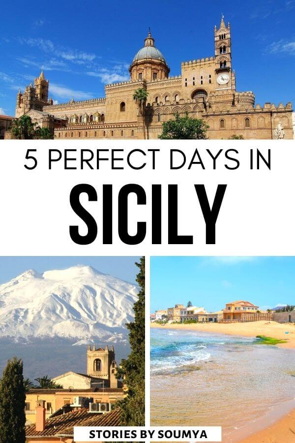 Here's the best itinerary for Sicily that enables you to see and do the most amazing things in Sicily in 5 days. Includes a complete 5-day Sicily itinerary and travel guide + detailed public transport options. Plus, some great ideas if you decide to visit Sicily for longer. #Sicily #Italy