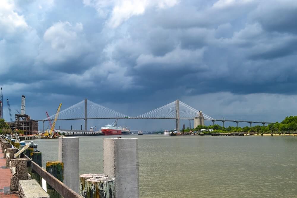 River street in Savannah GA