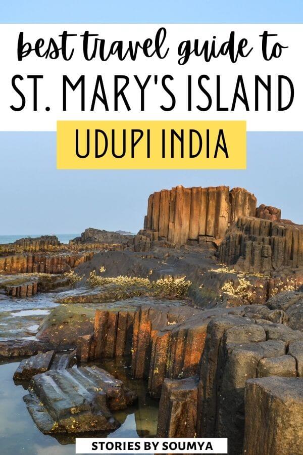 Planning to visit St. Mary's Island in Malpe Udupi? Here's the best guide that will help you plan your trip to this beautiful Indian island with the best things to do on St. Mary's Island Udupi. Includes how to get to St. Mary's Island Karnataka, why is St. Mary's Island unique, and how to maximize your time at St. Mary's Island Udupi. #Island #Beach #India