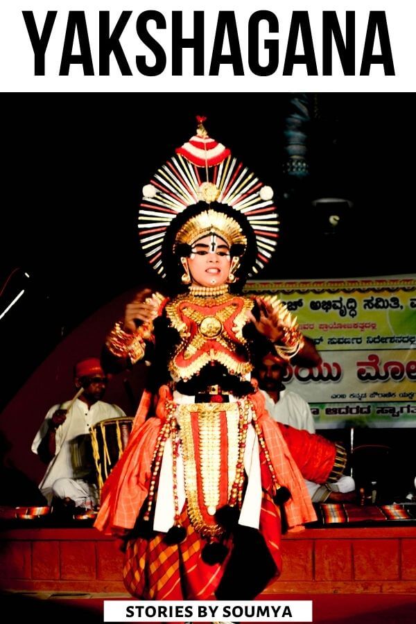 A detailed guide to the evocative Yakshagana Dance of Karnataka. Find all about Yakshagana costumes, history, photography and where to watch a Yakshagana performance when you visit coastal Karnataka. #Yakshagana #India #Karnataka
